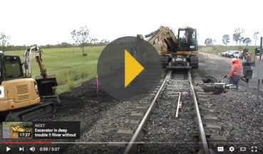 Hi-Rail Excavators... A World First